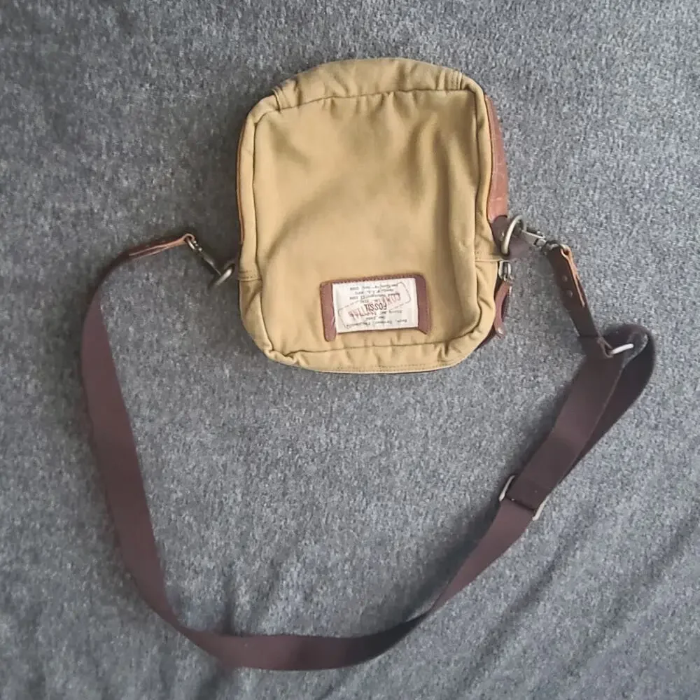 Fossil Backpack FBG309-004 Canvas Material/tan Color.
